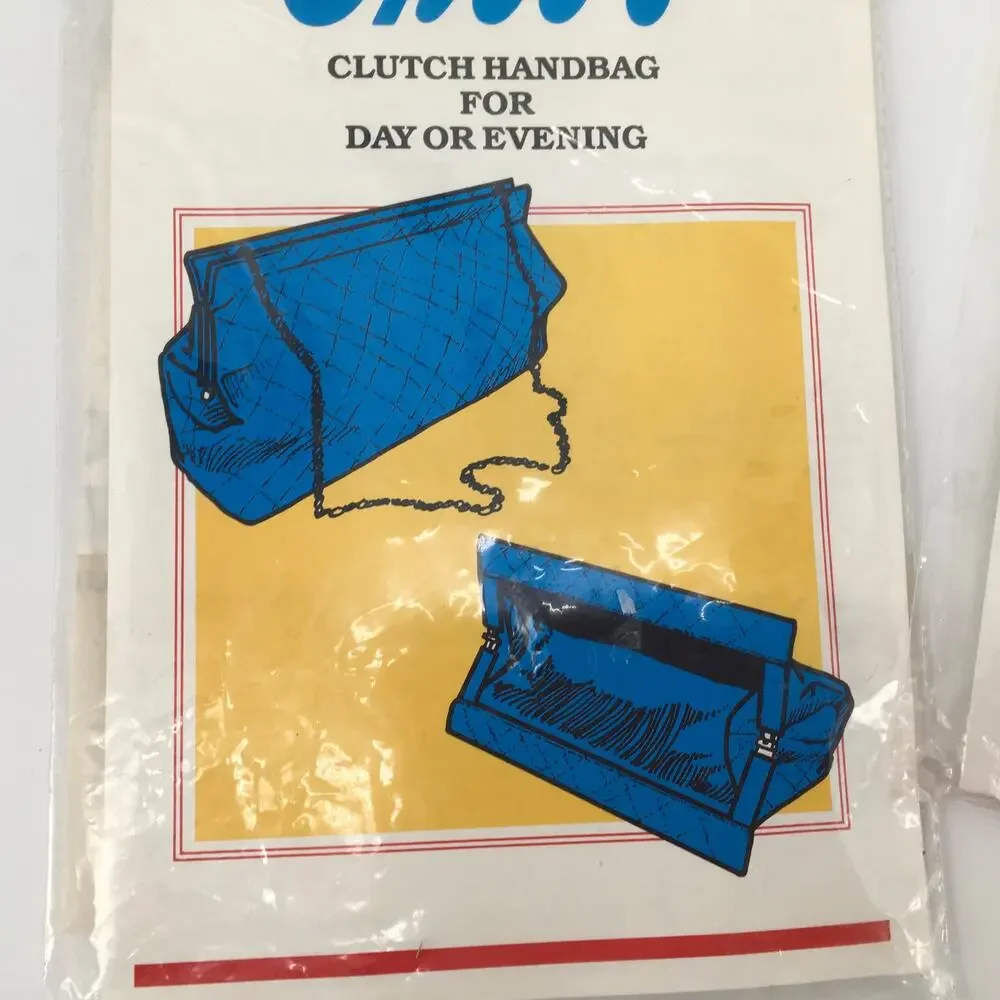 VIntage Ghee's Sewing Pattern Empress Handbag Saunter Satchel Clutch Purse Bag